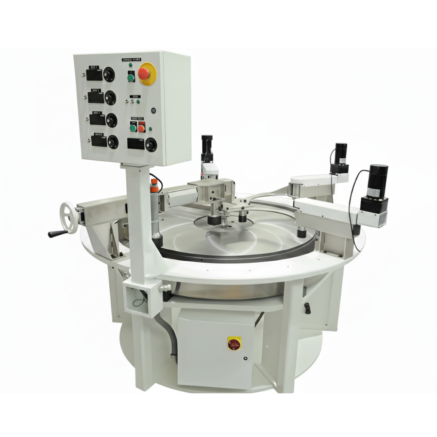 The SAGA 48" Continuous Polisher is designed for high-volume flat optical polishing, combining power, precision, and reliability in one compact system.